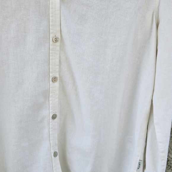 Orvis Linen Blend Button Down Shirt - Picture 3 of 7